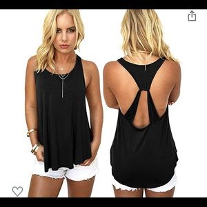 Open back Racerback style Tank size L
